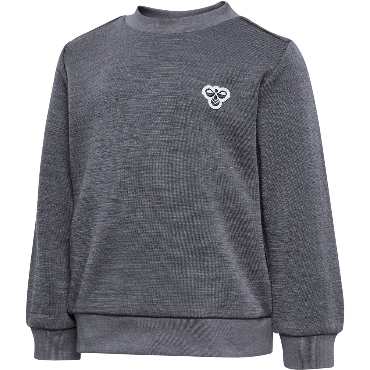 Hummel Dark Grey Melange Mini Wool Sweatshirt Bee