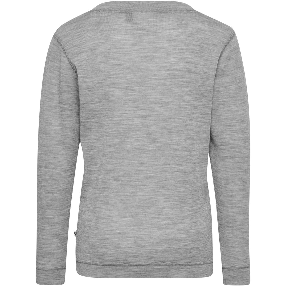 Hummel Grey Melange Jr Wool Rib T-Shirt L/S