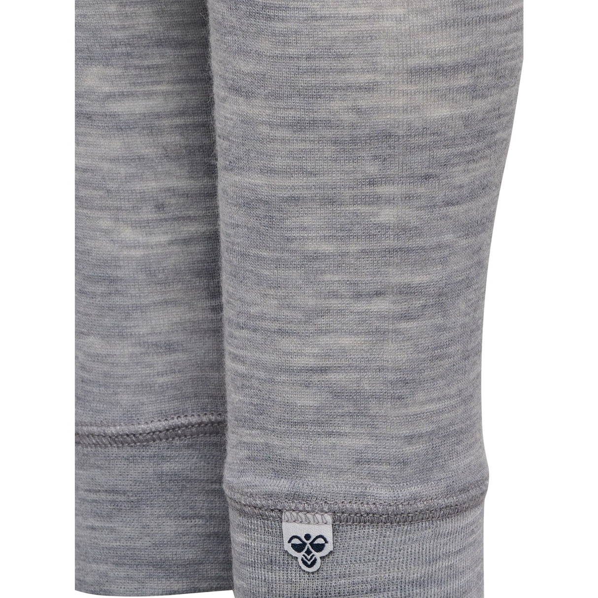 Hummel Grey Melange Mini Wool Rib Tights