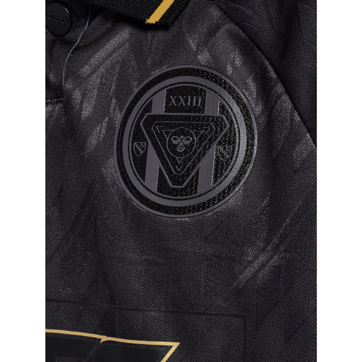 Hummel Black Jr Loose Bay Soccer Jersey L/S