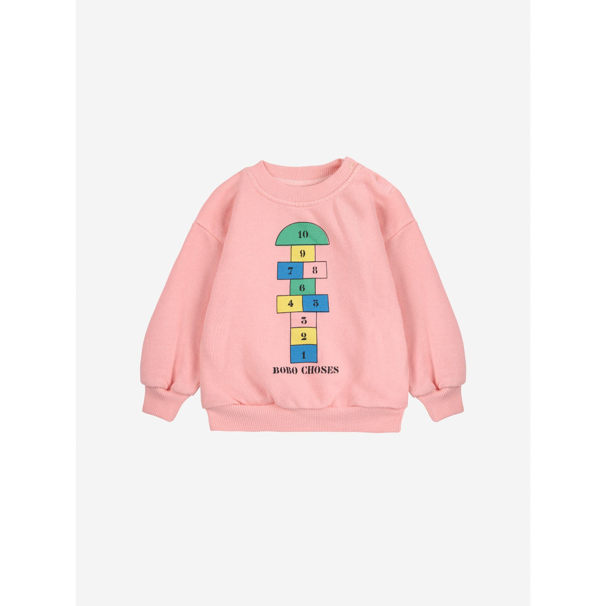 Bobo Choses Pink Hopscotch Sweatshirt