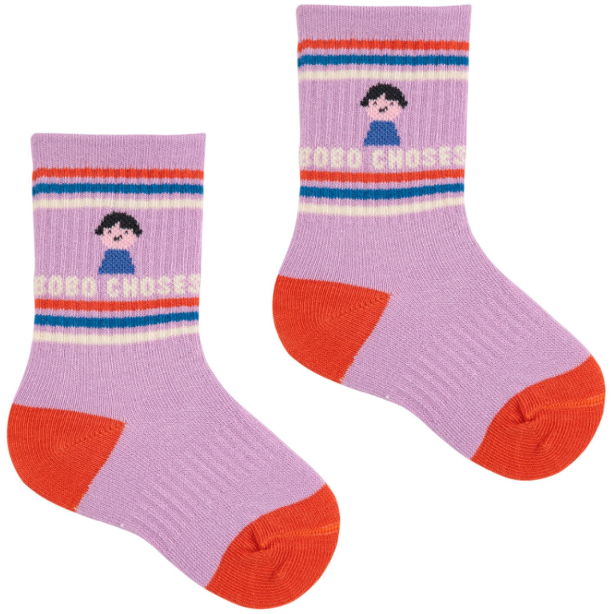 Bobo Choses Lavender Game Pawns Short Socks