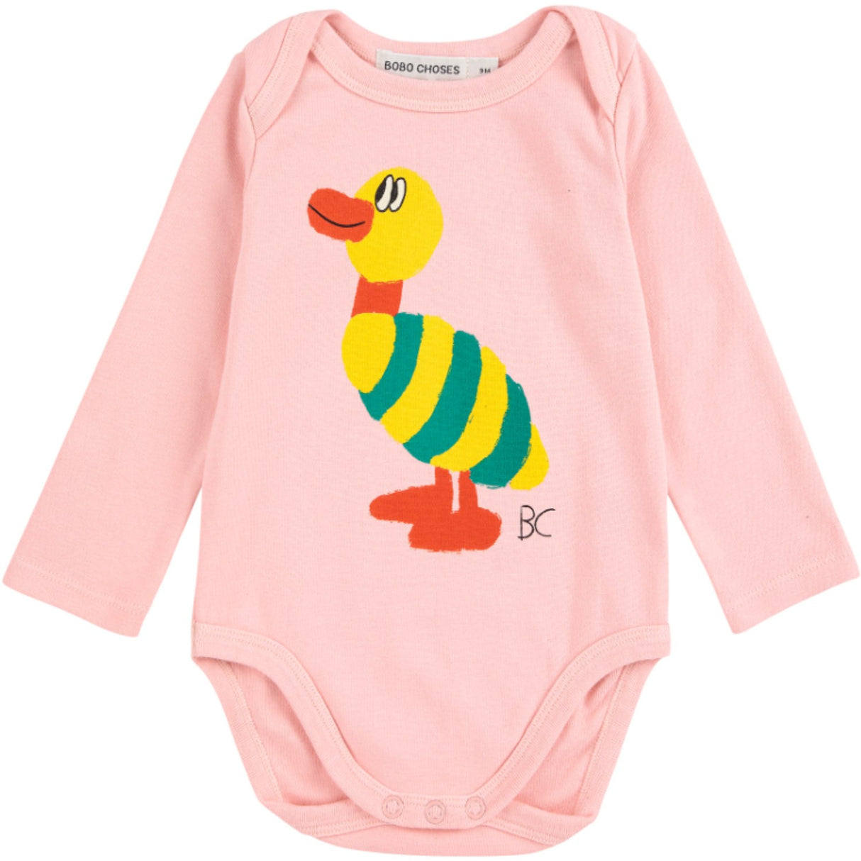 Bobo Choses Light Pink Stripped Duck Body