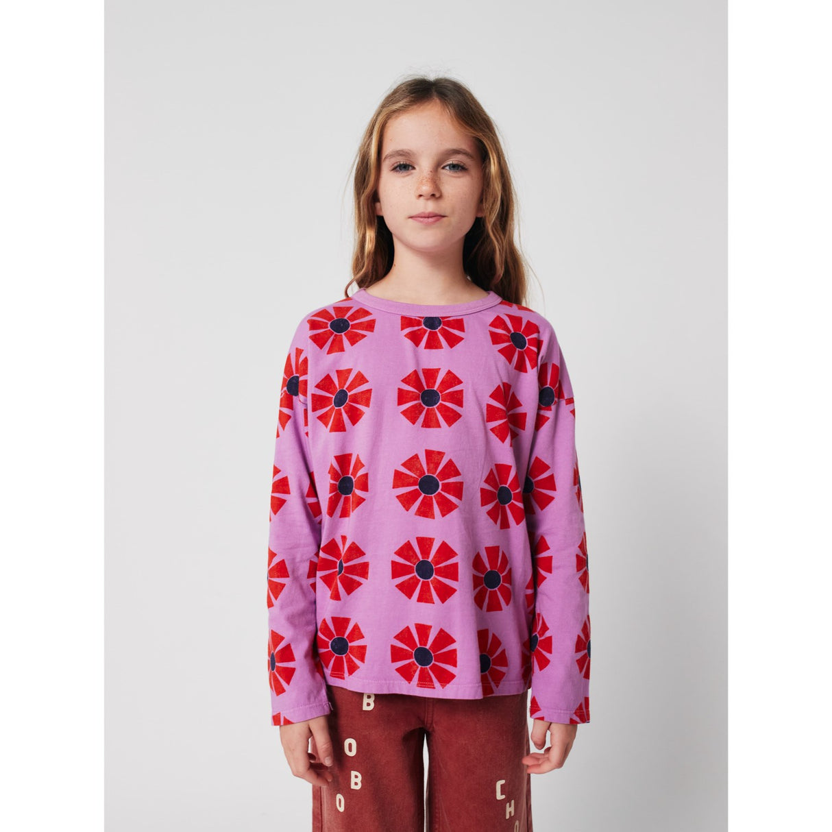 Bobo Choses Purple Kaleidoscope All Over T-Shirt