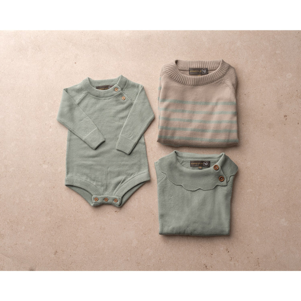 Hanevild Sage Martin Romper, Merinowool