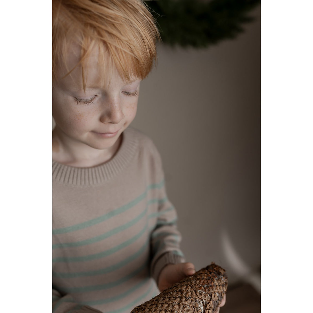 Hanevild Cream Oatmeal Bertil Blouse, Merino Wool