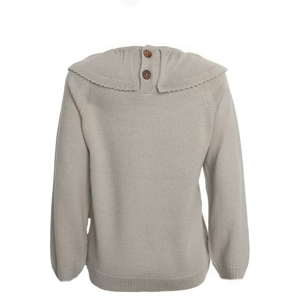 Hanevild Cream Oatmeal Lea Blouse, Merino Wool