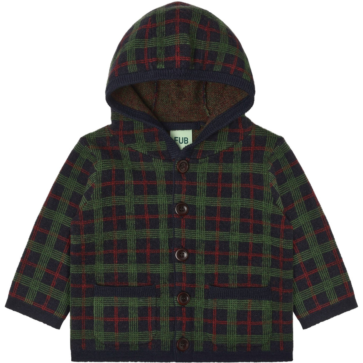 FUB Dark Navy Baby Felted Jacket