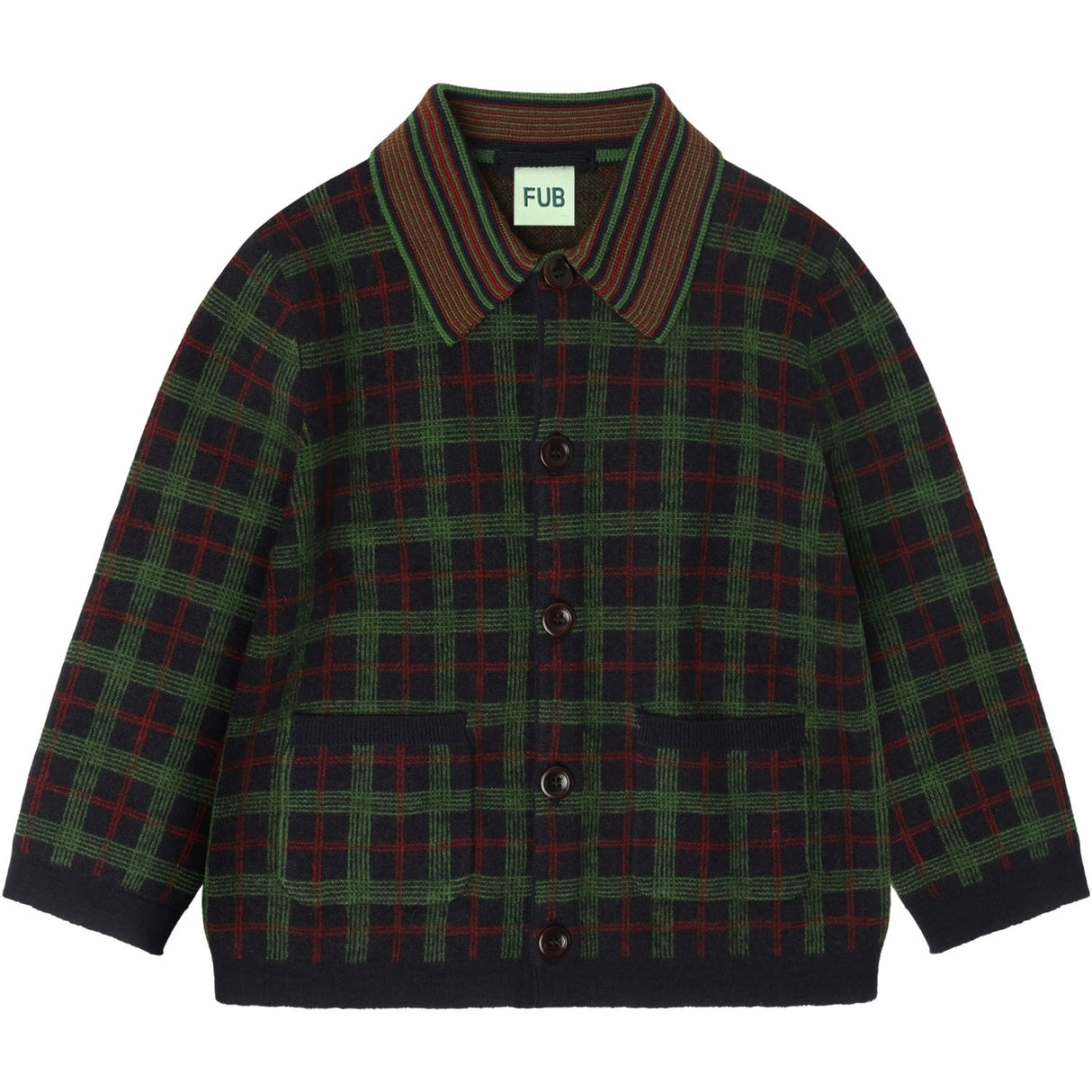 FUB Dark Navy Felted Jacket