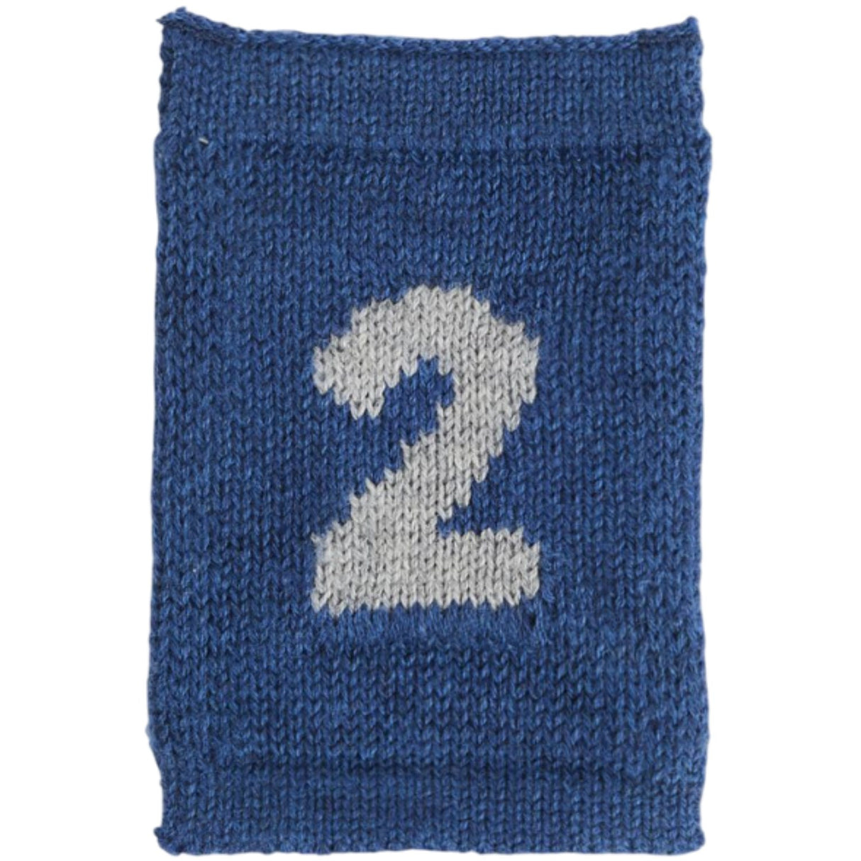 Smallstuff Blue Knitted Flag 2