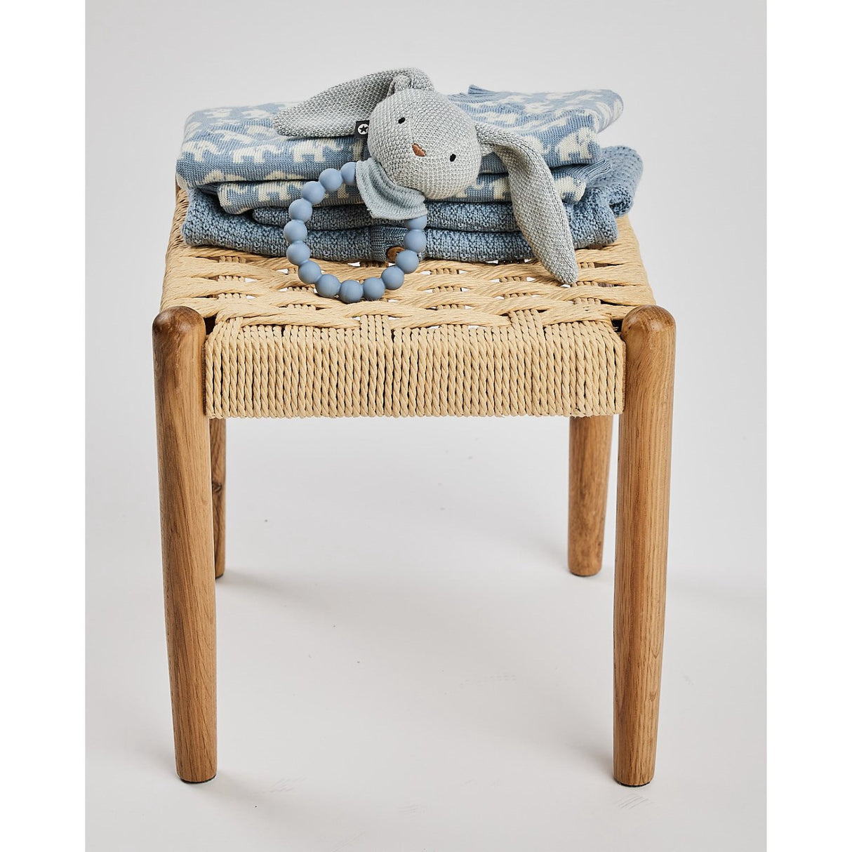 Smallstuff Blue Cardigan Ao Elephants Merino Wool