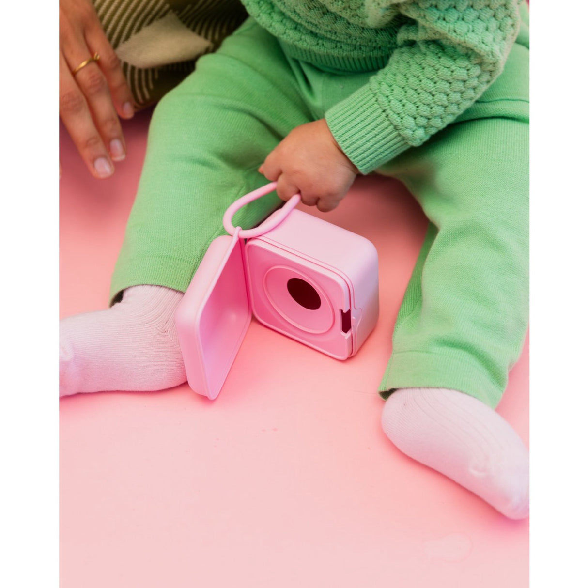 Bibs Baby Pink Pacifier Box
