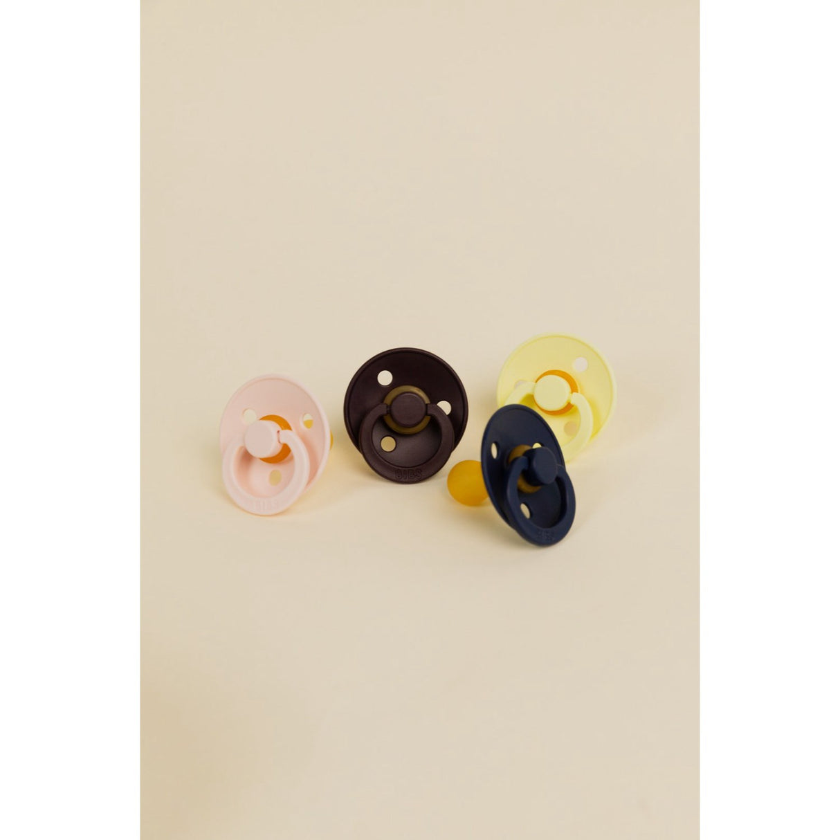 Bibs Luna Pacifier Colour 2-Pack Latex Deep Space