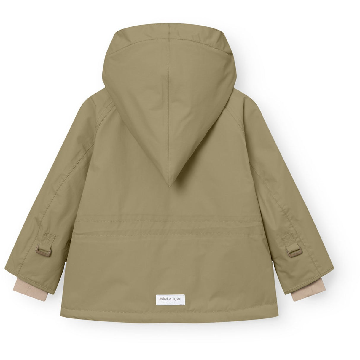 Mini A ture Aloe Green Matwang Fleece Lined Winter Jacket. GRS