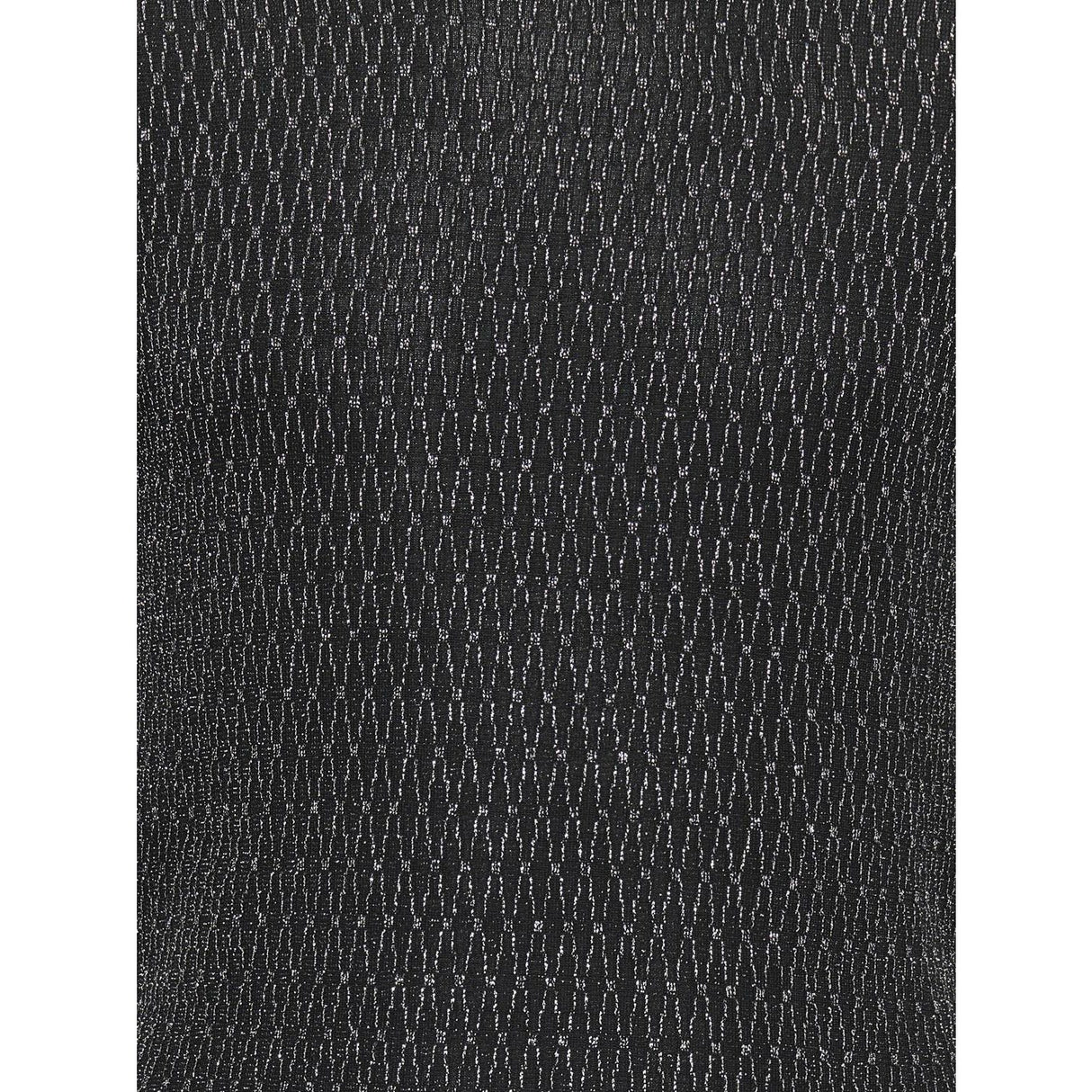 kids ONLY Black Lurex Silver/Harlekin Kogqueen L/S Glitter Top Bf Jrs