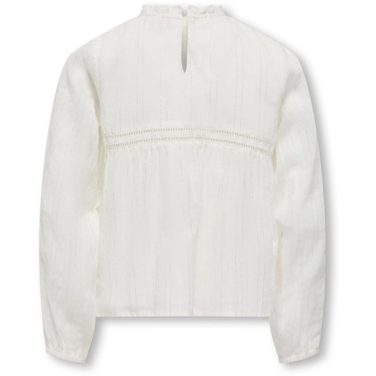 kids ONLY Cloud Dancer Lurex Kogrhea L/S Glitter Top Wvn