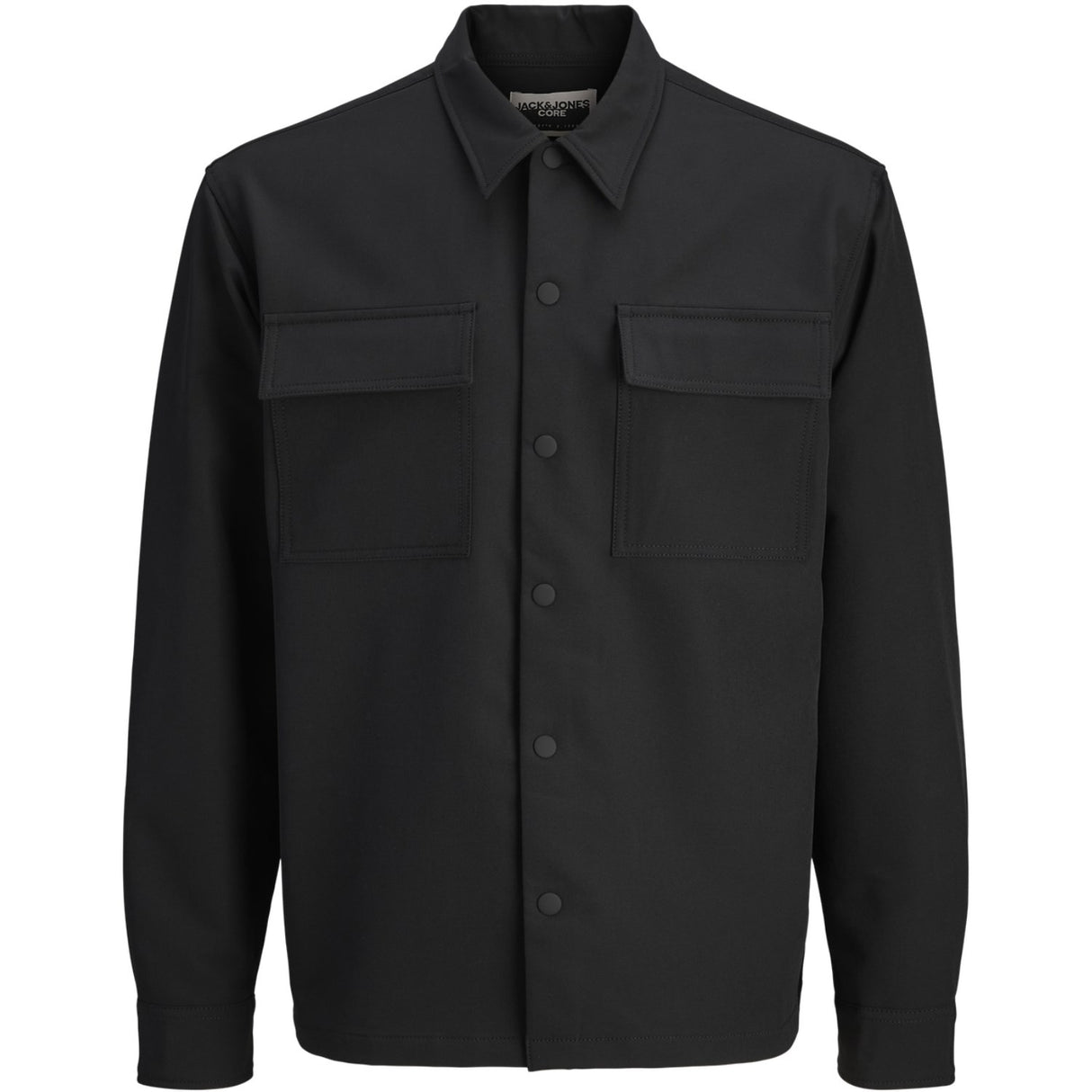 Jack & Jones Junior Black Jcopoint Commute Travel Shirt Bf Jnr