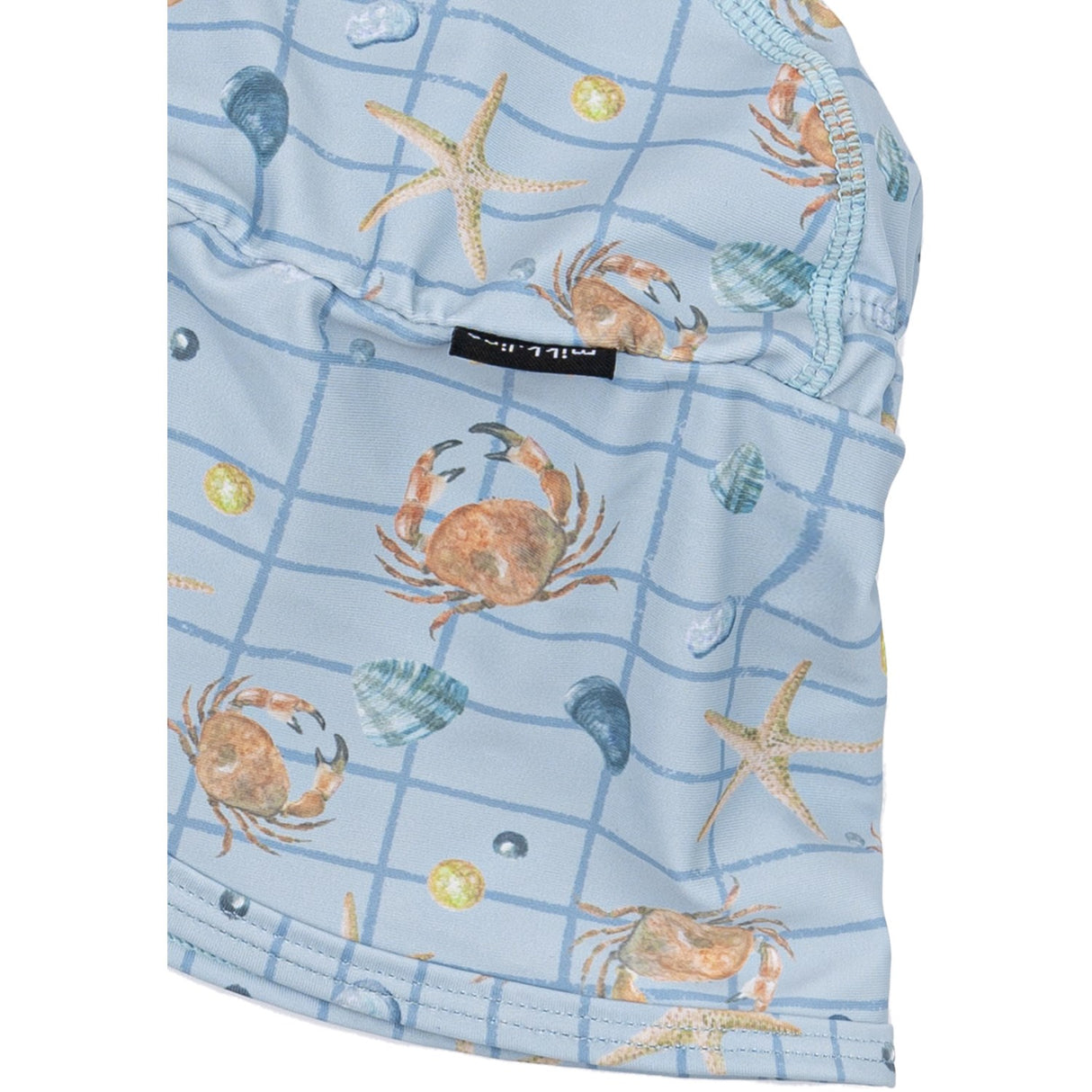 Mikk-Line Faded Denim Swim Hat UV AOP