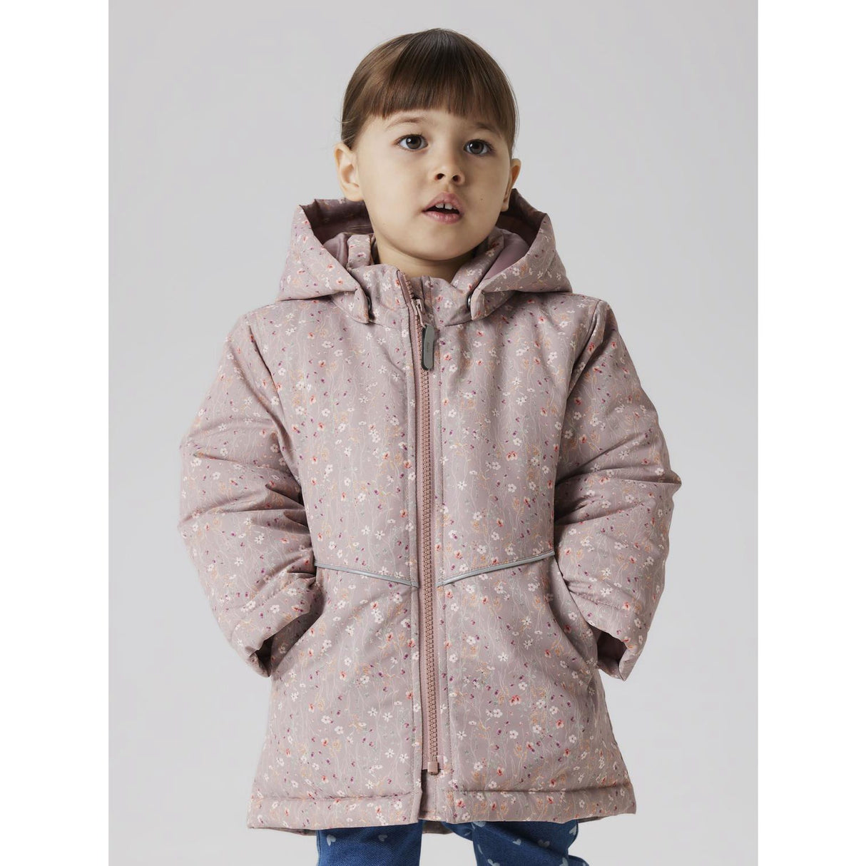Name It Woodrose Flower Nmfmaxi Pa Jacket Aop Noos