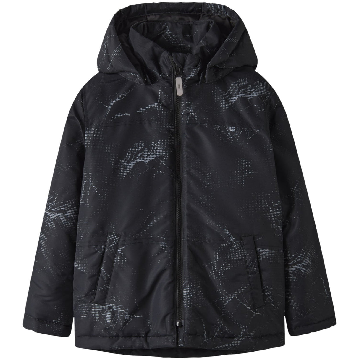 Name It Black Thunder Nkmmax Pa Jacket Aop