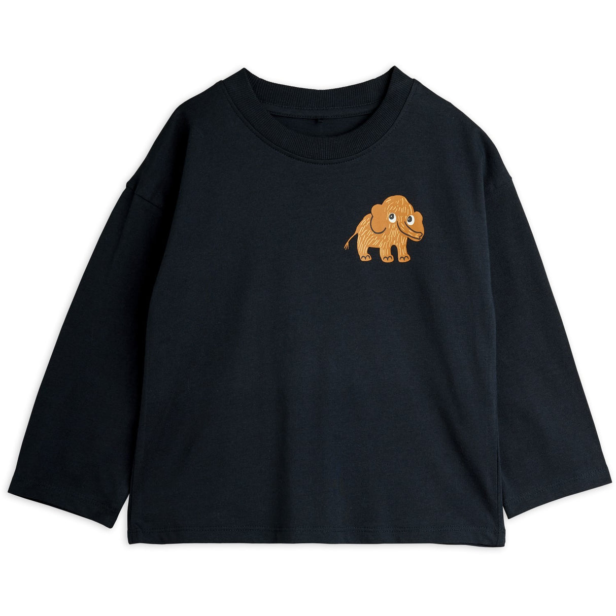 Mini Rodini Black Mammoth Sp Ls Tee
