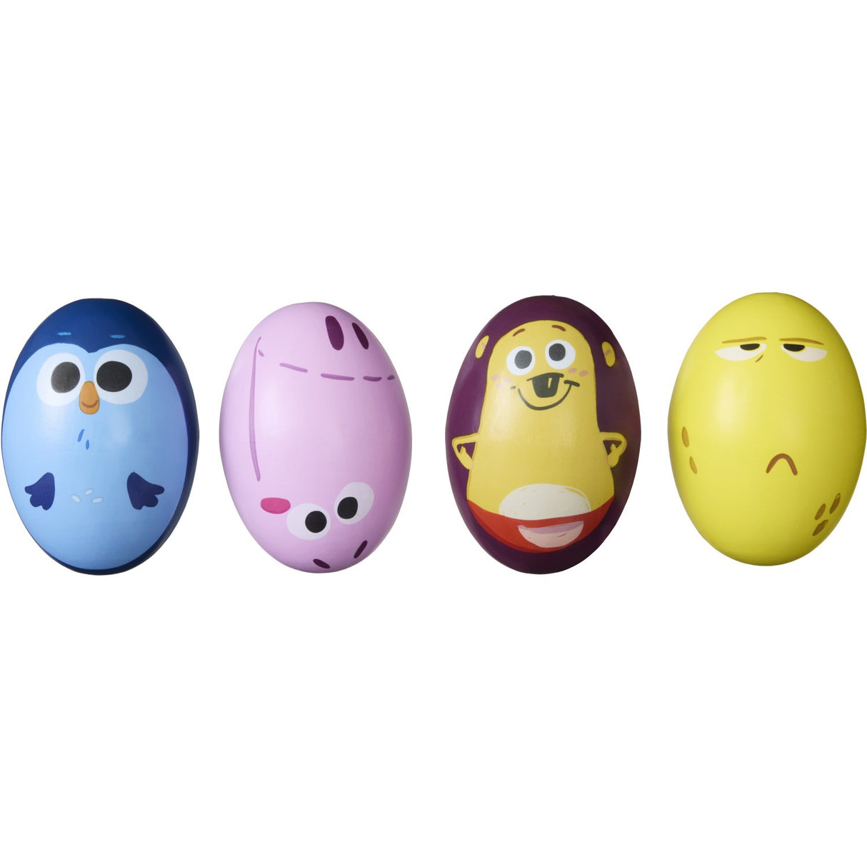 DR Børste Rattle Eggs, 4-pack