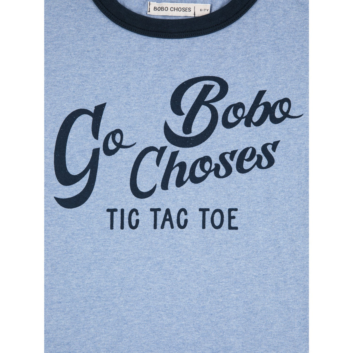 Bobo Choses Light Blue Go Bobo T-Shirt