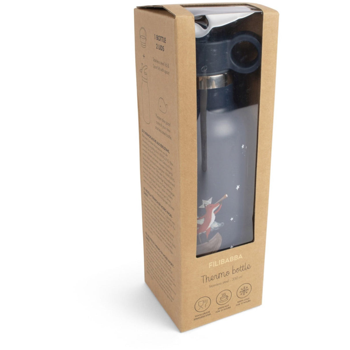 FILIBABBA Dreamy Adventurers Stainless Steel Water Bottle