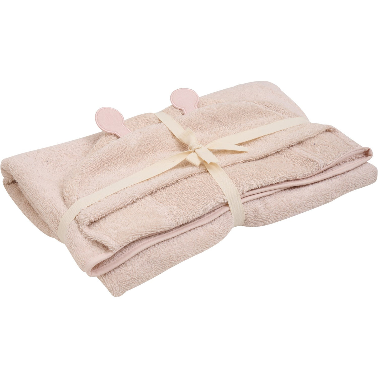 Pippi Rose Dust Hooded Bath Towel