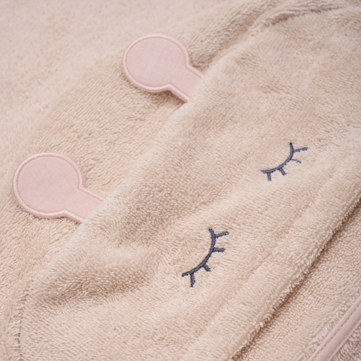 Pippi Rose Dust Hooded Bath Towel