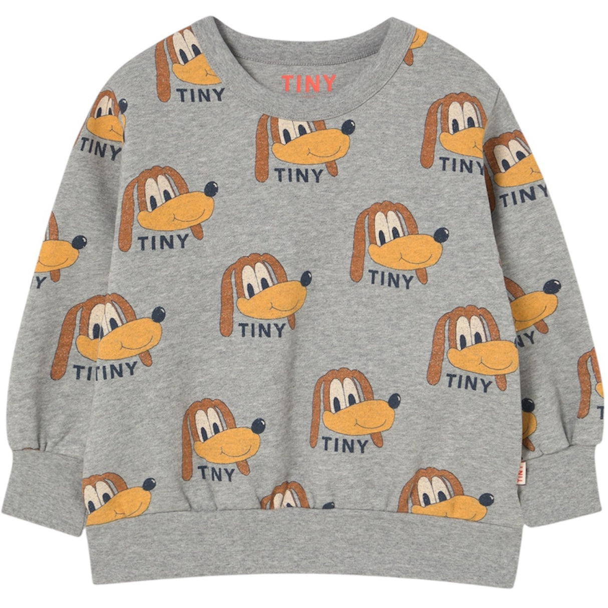 TinyCottons Medium Grey Heather Dogs Sweatshirt