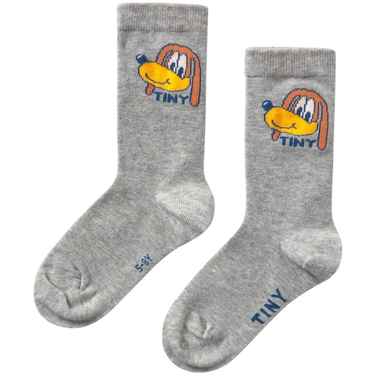 TinyCottons Medium Grey Heather Dog Medium Socks