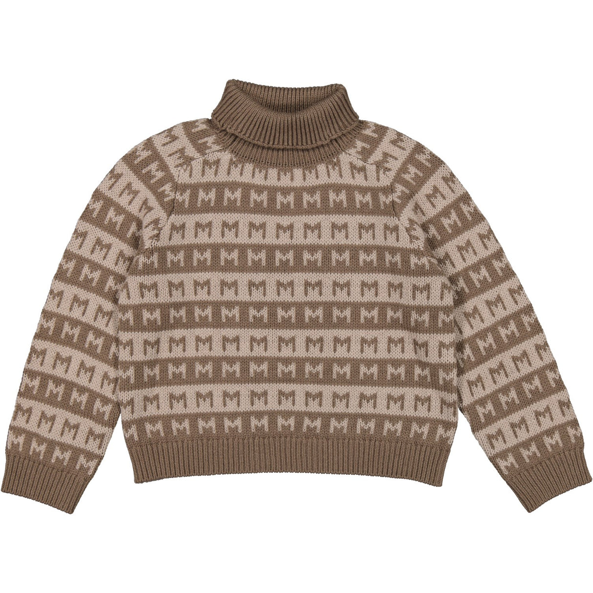 MarMar Heavy Knit Pattern Terre Stripe Talmi Knit Blouse