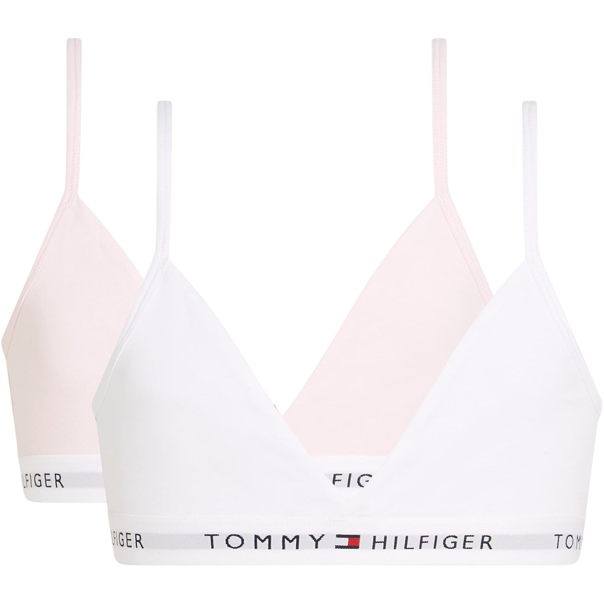 Tommy Hilfiger Light Pink / White 2 Pk Triangle Bralette