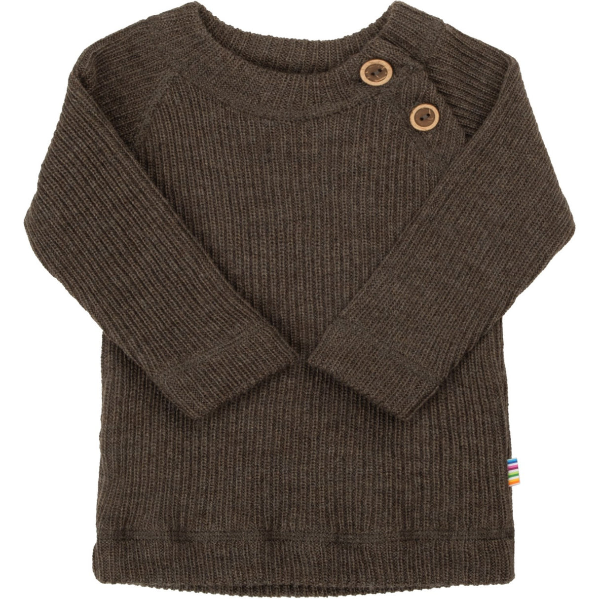 Joha Brown Melange Blouse M/Lange Sleeves