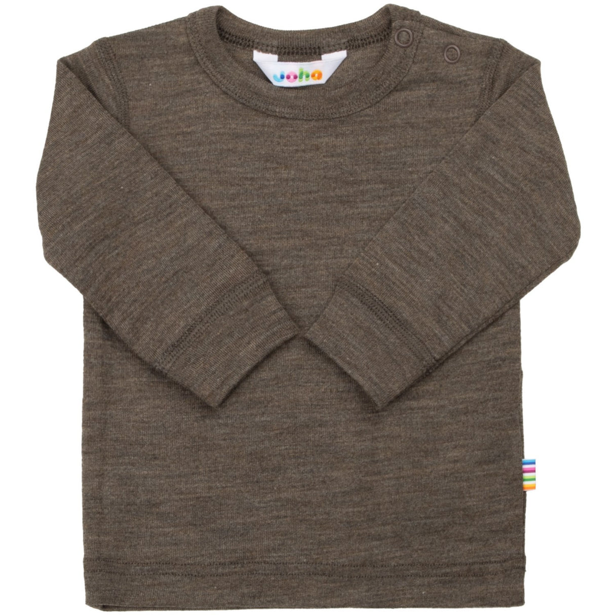 Joha Brown Melange Blouse M/Lange Sleeves