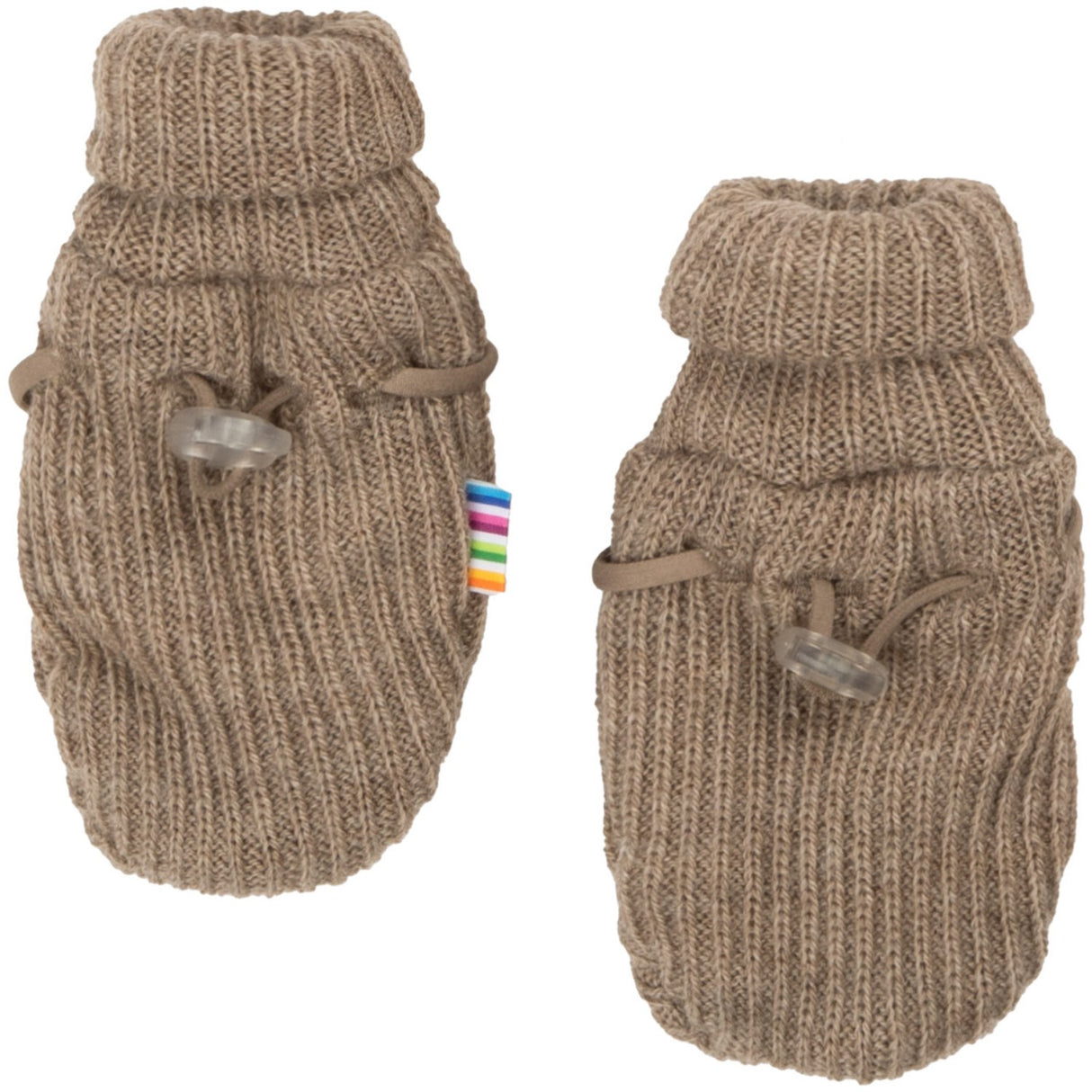 Joha Beige Melange Mittens Double Lags