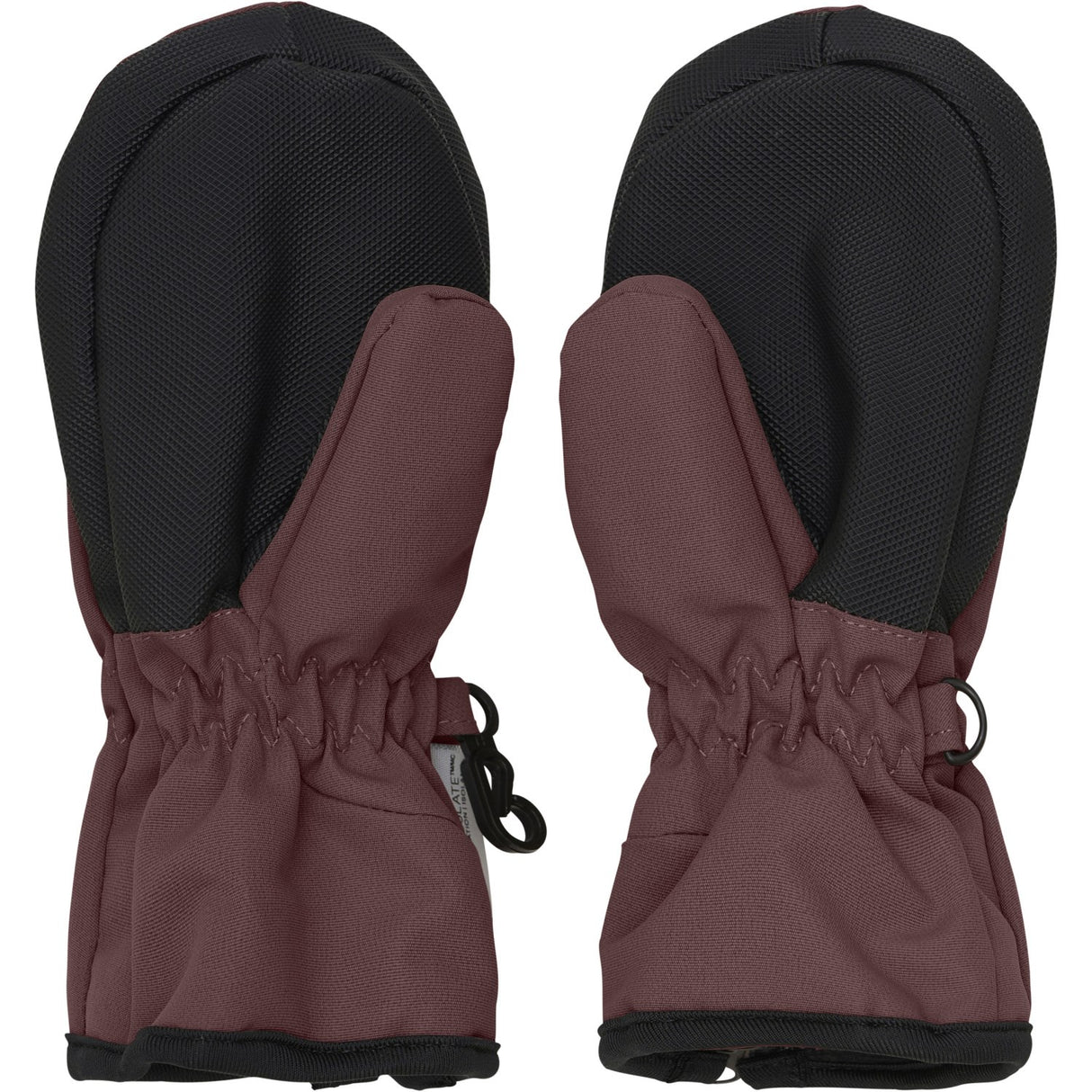 En Fant Rose Taupe Mittens W. Zipper