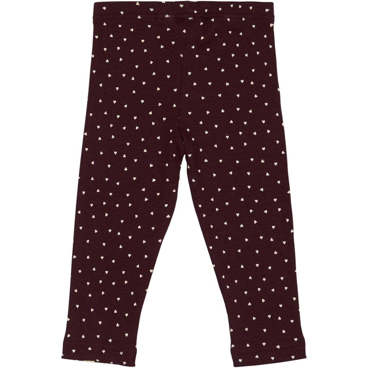 Petit Piao Dark Grape/White Legging Modal Heart