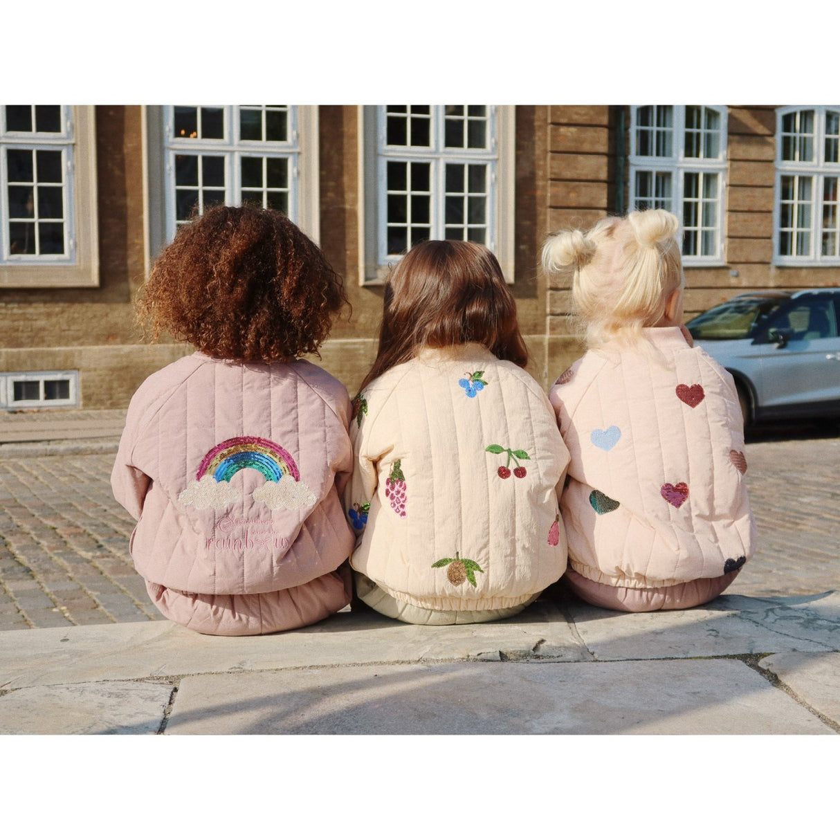 Konges Sløjd Cameo Rose Juno Sequin Bomber Jacket