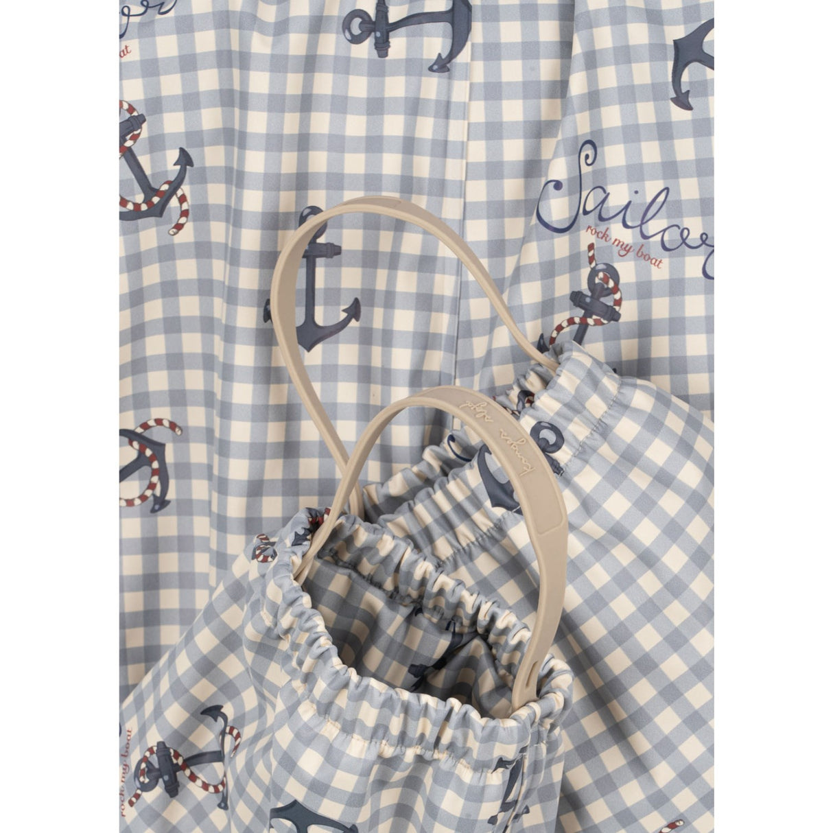 Konges Sløjd Sailor Check Rainy Palme Set