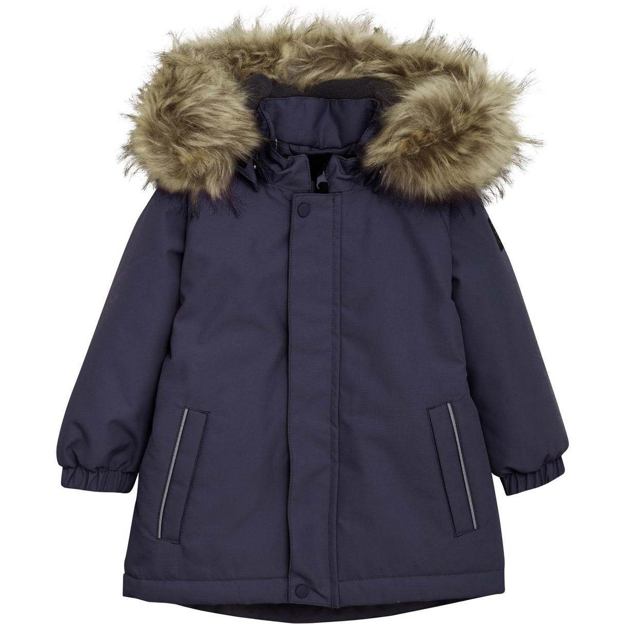 Color Kids Graystone Baby Parka W. Fake Fur