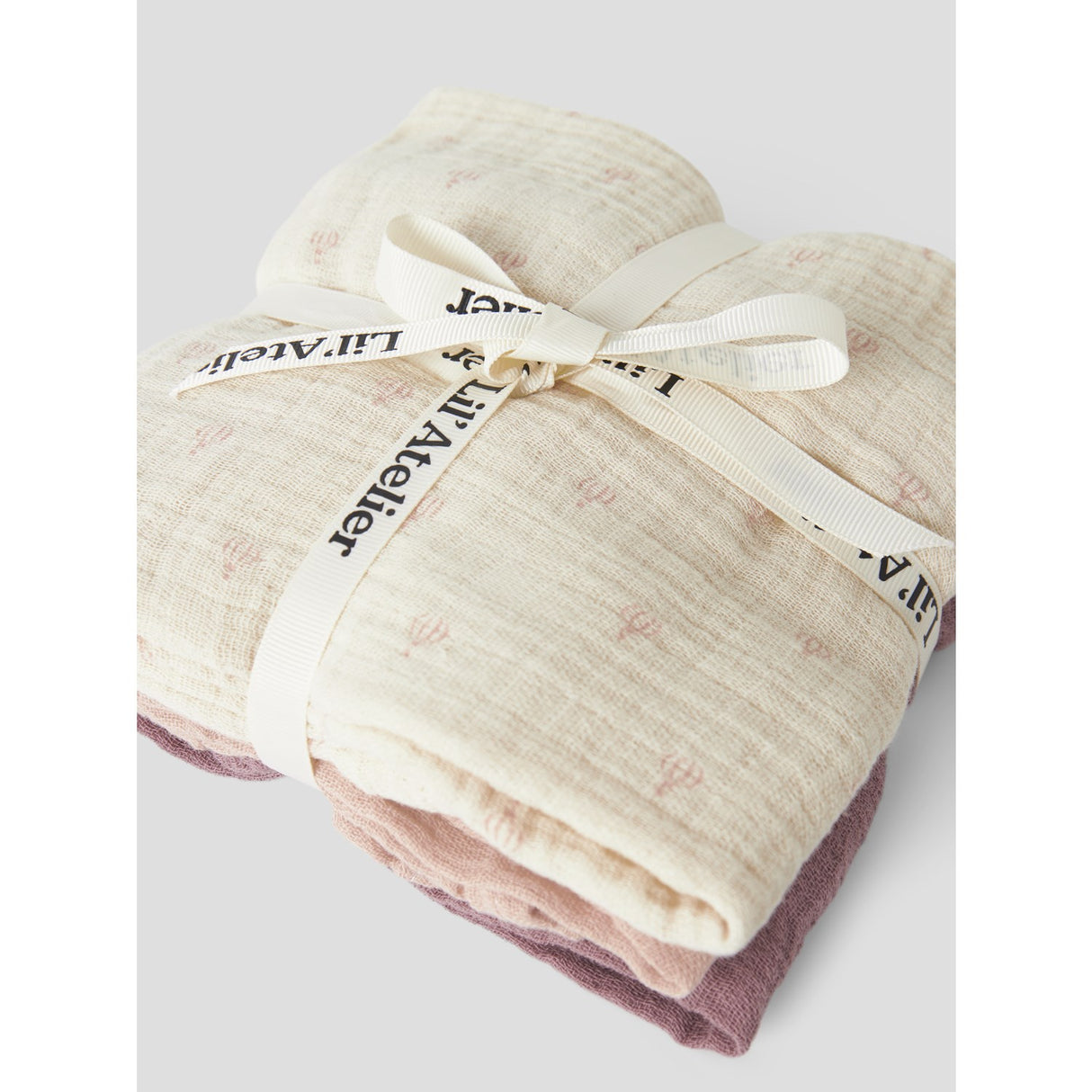 Lil'Atelier Turtledove Nostalgia Rose/Cameo Rose Nbnfergie 3-Pack Nappies Lil