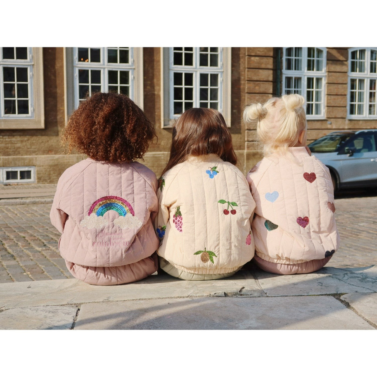 Konges Sløjd Cameo Rose Juno Sequin Bomber Jacket