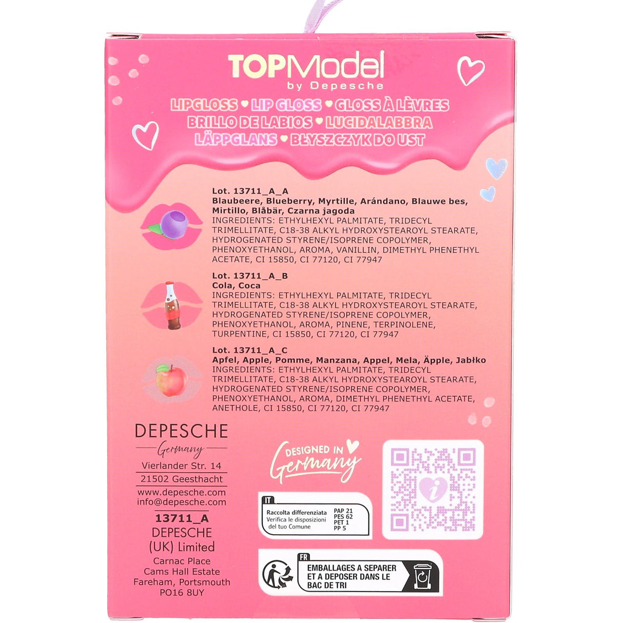 TOPModel Beauty And Me Lip Gloss Set