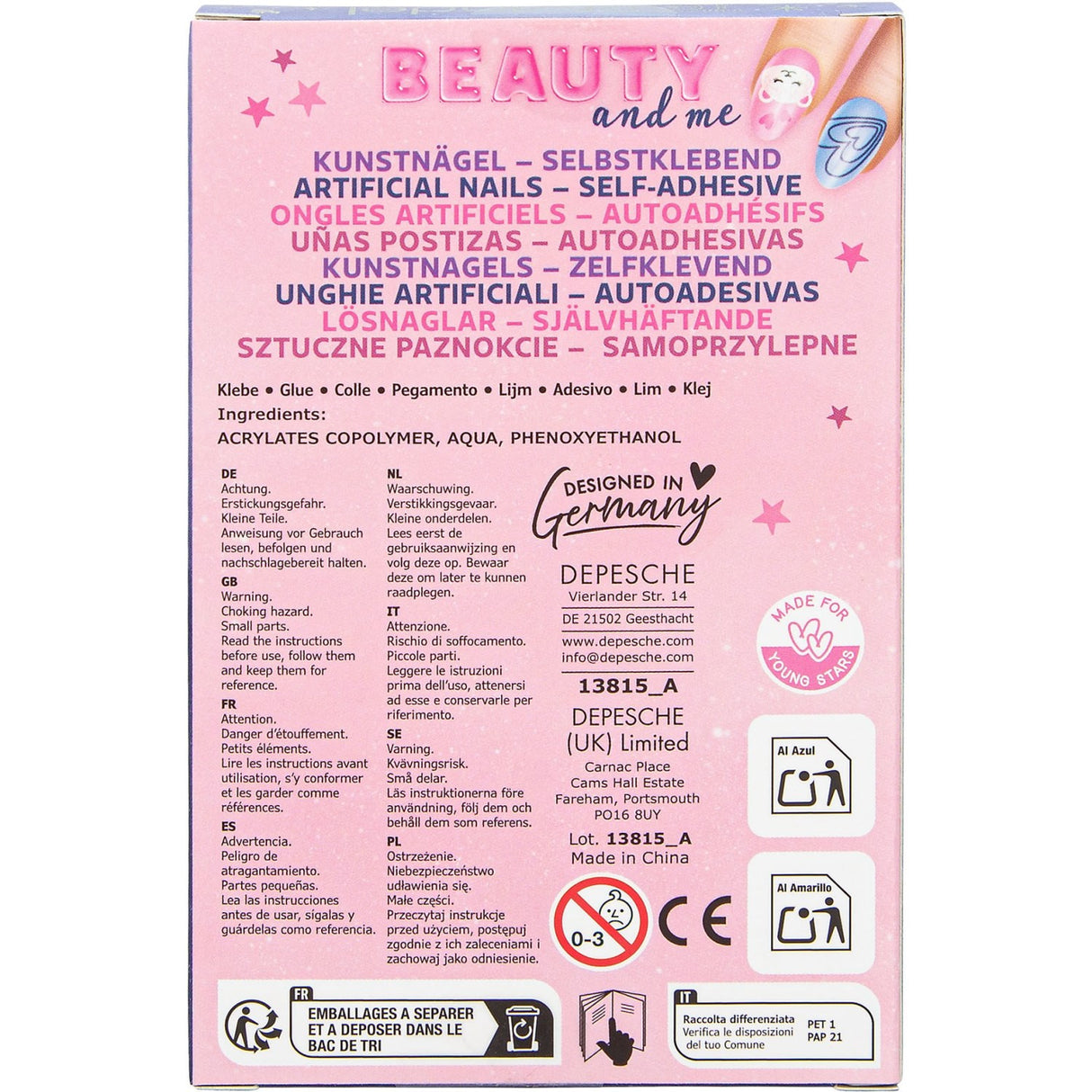 TOPModel Beauty And Me Artificial Nails