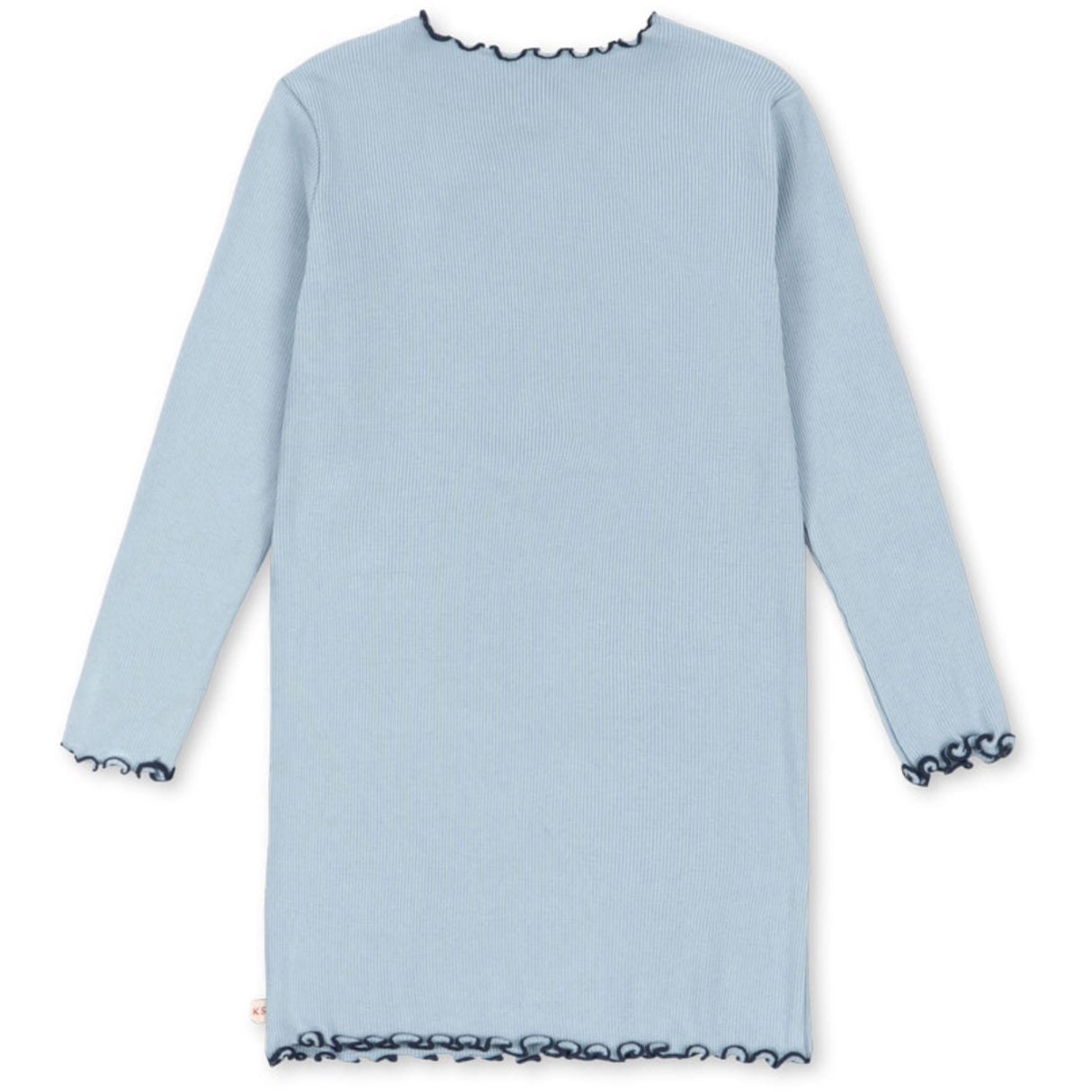 Konges Sløjd Blue Fog Rivi Rib Dress Ocs