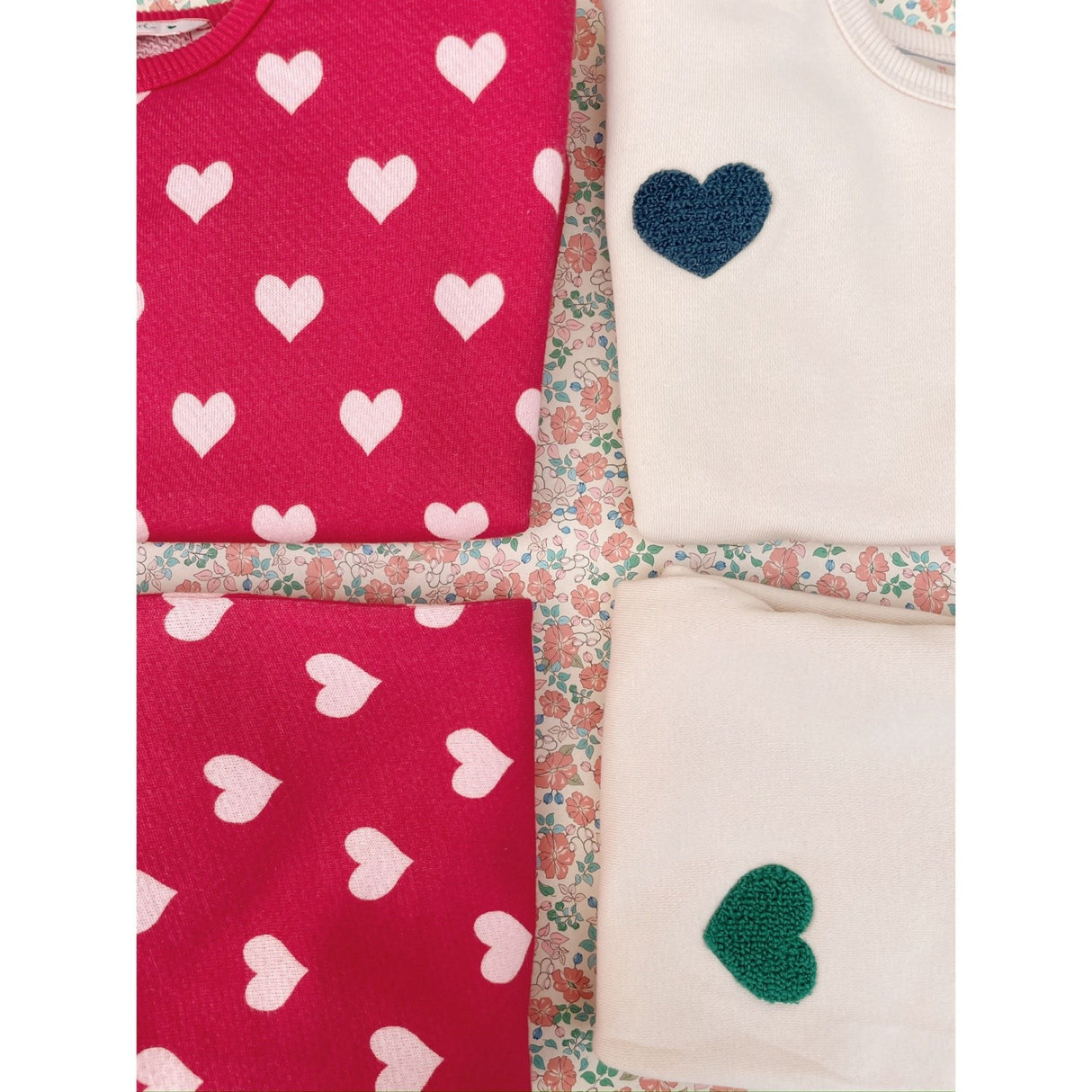 Konges Sløjd Multi Heart Lou Terry Sweat Pants Ocs