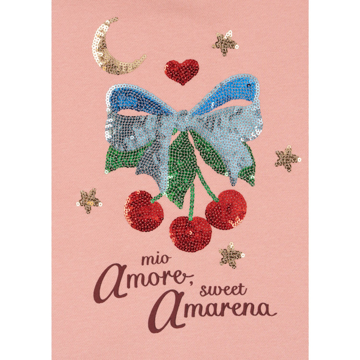 Konges Sløjd Mellow Rose Lou Sequin Sweat Zip Hood Ocs