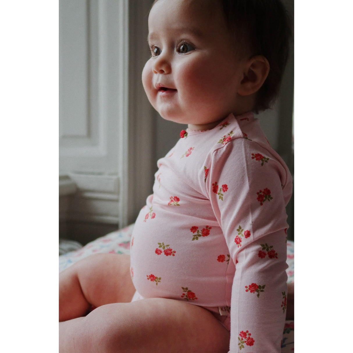 Konges Sløjd Rosa Pink Basic Ls Body GOTS